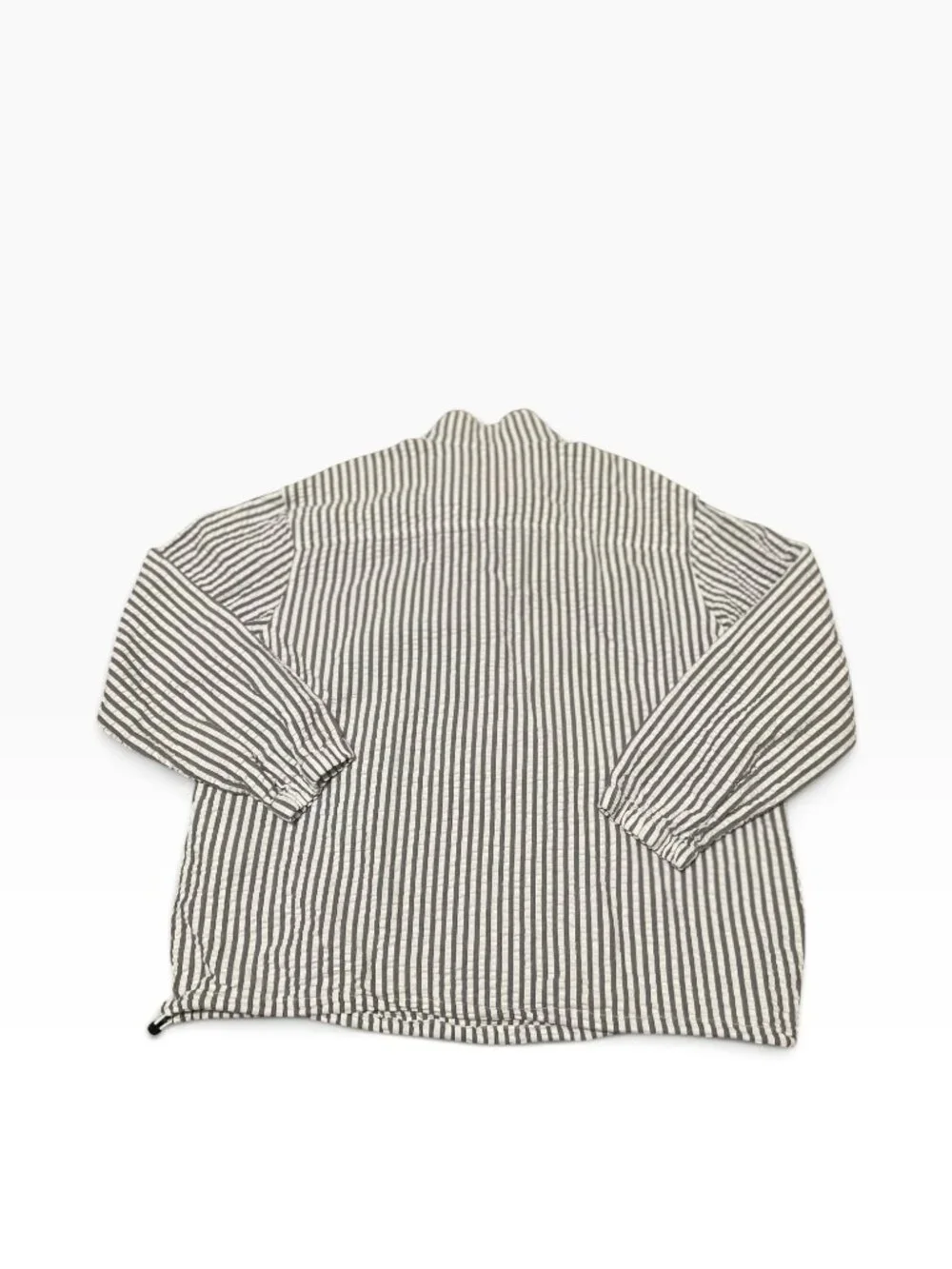 Levi's Octavia Lightweight Striped Seersucker Pullover 1/4 Zip Jacket Men's XL
